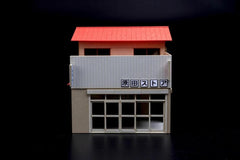 (PRE-ORDER: APR 2027) PLUM Town Corner Accessory Series 1/80 Scale Store C (Corner Store) Paper Model Kit