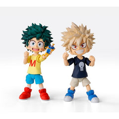 (PRE-ORDER: MAY 2027) Bandai Tamashii Nations S.H.Figuarts My Hero Academia Izuku Midoriya & Katsuki Bakugo -Childhood Set- Action Figure