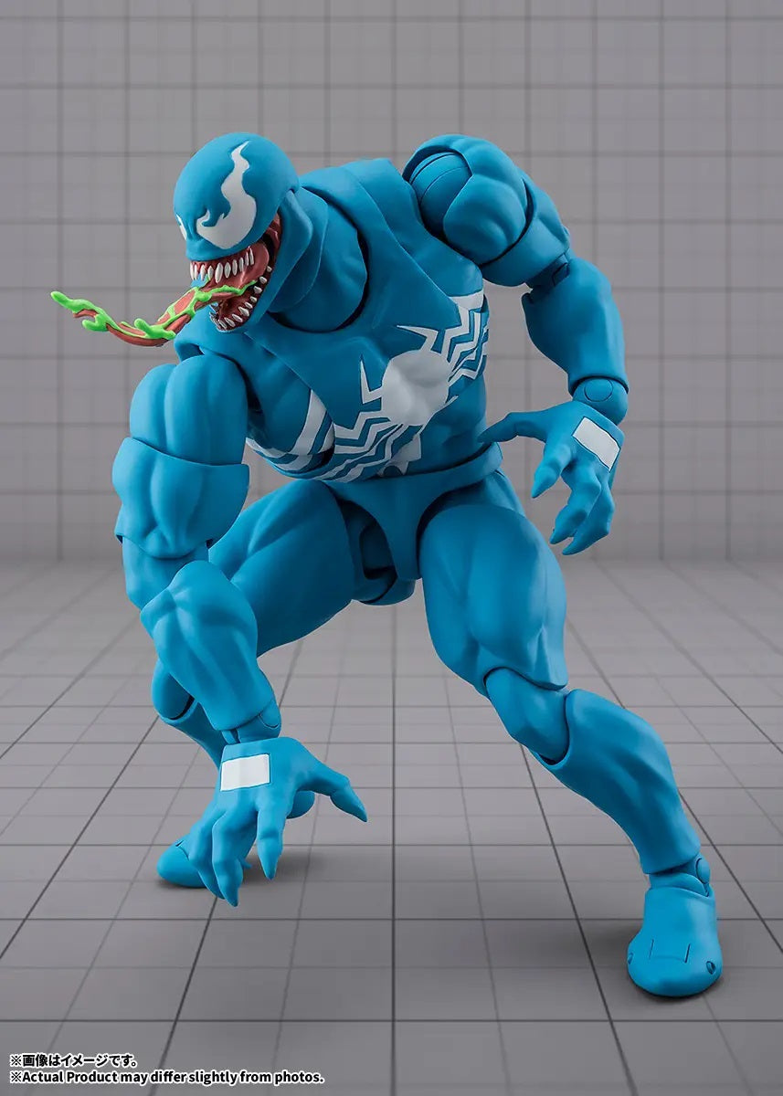 <p><strong>PRE-ORDER: Expected to ship in June 2027.</strong></p>
<p>Venom joins Bandai Spirits' <strong>S.H.Figuarts GAMERVERSE</strong> series in a powerful game-inspired design!</p>
<p>Standing approximately 7.1 inches tall, Venom features the extensive articulation S.H.Figuarts is known for, allowing his massive physique to be posed in a wide variety of dynamic and intimidating battle stances.</p>
<p>A large assortment of interchangeable parts provides plenty of display options, including three pairs