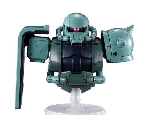 PRE-ORDER: Expected to ship January 2027.
Bandai Spirits Ichibansho is proud to announce their newest release Bustisan Zaku II (Universal Century Saga Interlude)! Standing at approximately 6.3" tall, The Zaku II is seen in its iconic form.
Bustisan is a new line from Ichibansho that brings the intricate mechanical details of machines to life! Their impressive form is perfect for collectors of the series. Be sure to collect this and enhance your display with other incredible Ichibansho figures!