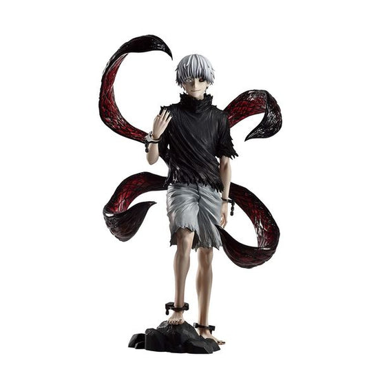 <p><strong>PRE-ORDER: Expected to ship in March 2027.</strong></p>
<p>From <em>Tokyo Ghoul</em> comes Ken Kaneki as an impressive MASTERLISE Ichibansho figure from Bandai Spirits!</p>
<p>Standing approximately 9.7 inches tall and 10.1 inches wide, Kaneki is captured in a dramatic pose with his kagune extending around him, creating an imposing display inspired by the popular series.</p>
<p>MASTERLISE is Ichibansho's premier statue line, featuring larger-scale figures with detailed sculpting and paintwork