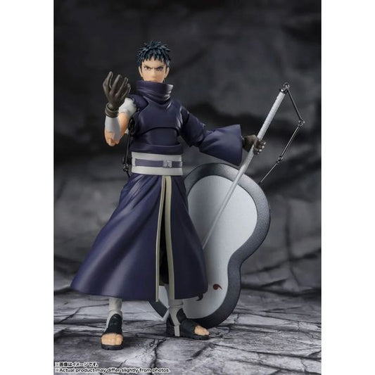 PRE-ORDER: Expected to ship in March 2027.
From "NARUTO: SHIPPUDEN", OBITO UCHIHA -Hollow Dreams of Despair- joins S.H.Figuarts! Accessories include his chain-fan and "Wood Release" hands, letting you re-create your favorite scenes. A masked head and young NARUTO UZUMAKI "Sage mode" face options complete the set! Be sure to add this figure to your Naruto collection! 6.1 inches (15.5cm) tall.
Includes:
Obito Uchiha figure
3 Facial expression parts
5 Pairs of interchangeable hand parts
Set of clasped hands