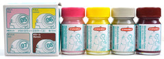 Gaianotes Lacquer based paints are formulated in Japan specifically with the hobbyist in mind. This line of paint features highly pigmented rich, vibrant colors which will bring excellent details to your next project. Supervised by Kazushi Kobayashi, who created Mechatronics Wego, this color line is perfect for your Mechatro Wego mecha. Powerful and strongly colored, you can take your model to the next level. Volume: 15 ml (0.5 oz).
Continental USA shipping only. Ground service only.