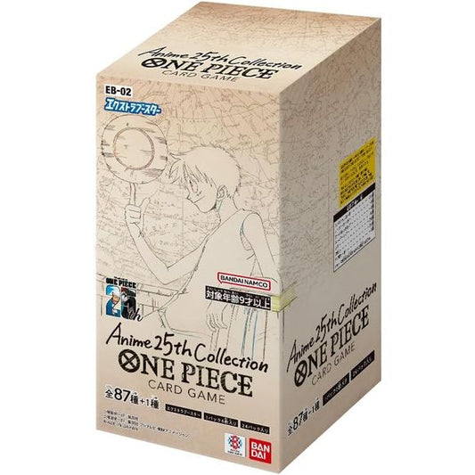BANDAI ONE PIECE Card Game Anime 25th Collection EB-02 (Japanese BOX) 24-packs