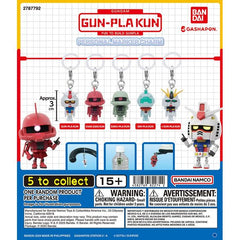 Gundam Gun-Pla-Kun Personal Marker Charm Gashapon
Take a little Gunpla fun with you wherever you go! The Gundam Gun-Pla-Kun Personal Marker Charm collection from Bandai features adorable miniature versions of Gun-Pla-Kun and friends as collectible charms.
There are 5 designs to collect:
Gun-Pla-Kun
Char-Zaku-Kun
Zaku-Pla-Kun
GM-Pla-Kun
ν (Nu) Gun-Pla-Kun
Each character measures approximately 3 cm (1.2 in.) and comes with a ring and clasp. Attach them to bags, backpacks, pouches, keys, water bottles, umb