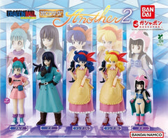 Add some classic Dragon Ball style to your collection with the HG Girls Another 2 figure series from Bandai Gashapon.
This assortment features five female characters and variants from Dragon Ball recreated in detailed miniature figure form, with outfits and designs inspired by memorable appearances from the series.
5 designs to collect:
Bulma
Mai
Launch (A)
Launch (B)
Chi-Chi
Includes 1 randomly selected figure. Approx. 7 cm tall.