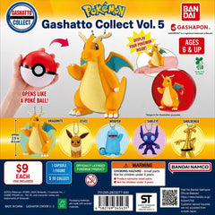 Catch your favorite Pokémon in a whole new way with Bandai's Pokémon Gashatto Collect Vol. 5! Each collectible features a detailed Pokémon figure that fits inside a Poké Ball-inspired display capsule. Open the capsule to show off your Pokémon or close it for easy storage and display.
Perfect for Pokémon Trainers and collectors alike, these officially licensed Gashapon figures combine fun functionality with adorable designs, making them great for desks, shelves, backpacks, or any Pokémon collection.