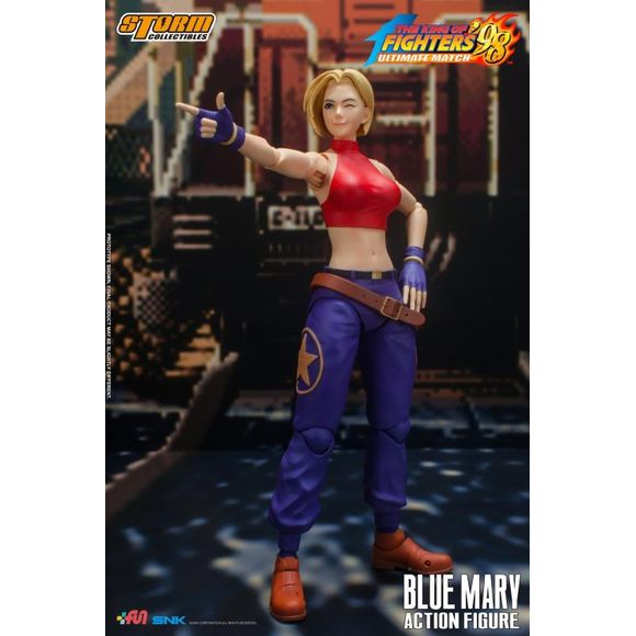 Storm Collectibles The King of Fighters '98 Blue Mary 1/12 Scale Figure | Galactic Toys & Collectibles