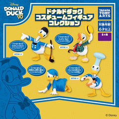 Takara Tomy Donald Duck Costume Figure Gacha Capsule Collection includes: Golf Donald, Let's Go Donald, Angry at the Alarm Clock Donald, & Cooking Donald
Please note: All orders are random! We cannot guarantee a certain figure or "set".