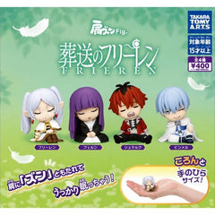 Frieren: Beyond Journey’s End Shoulder Leaning Figures Gacha
Even heroes need a nap! The characters of Frieren: Beyond Journey’s End are ready to doze off in this adorable Shoulder Leaning Figure collection from Takara Tomy A.R.T.S. Each miniature figure features a sleepy pose designed to lean against your shoulder—or another figure in the series—for a charming display.
There are 4 characters to collect:
Frieren
Fern
Stark
Himmel
These palm-sized figures are perfect for displaying on a desk, shelf, or a