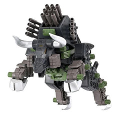 <p><strong>PRE-ORDER: Expected to ship in July 2027.</strong></p>
<p>From <em>Zoids</em> comes the Dibison Thoma Special as part of Takara Tomy's Realize Model series!</p>
<p>This 1/100 scale action plastic model kit recreates the heavily armed buffalo-type Dibison piloted by Thoma. Its cockpit hatch can open, and the included Thoma and standard soldier pilot figures can be seated inside.</p>
<p>The model features an impressive assortment of articulated weaponry, including the Twin Crusher Horn, four-barrel