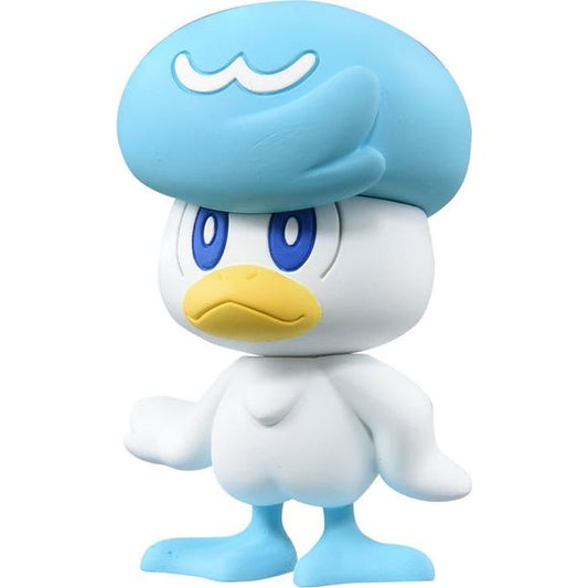 Quaxly appears in Moncolle! Moncolle is a series of high quality figures that fully reproduce the appearance of Pokemon.
-Size will be MS size.