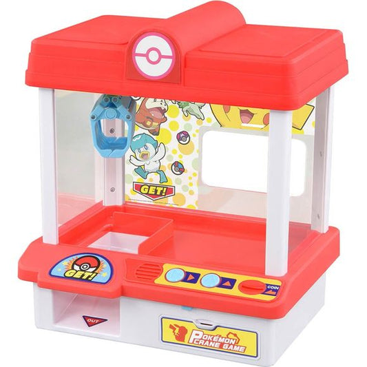 Now you can experience the fun of crane games at home, thanks to Takara Tomy! Just switch on the main unit and insert the included coin; move the crane arm with buttons and get your prize! This item is the perfect size to use with MonColle figures; one MonColle figure of Pikachu is included, and you can put others inside too. (Please be aware that larger-sized MonColle figures, such as those from the ML series, will not work with this item.) Order yours today!

[Set Contents]:

Crane game
MonColle Pikachu
C