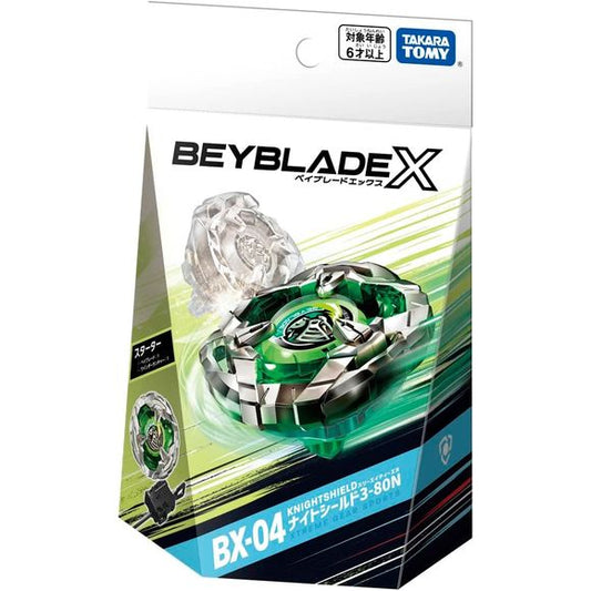 The BEYBLADE X is a gear sport that expands extreme battles with incredible speed and impact due to the super accelerated gimmick (X-Dash).
Starter with Winder Launcher
The shock-absorbing blade and bits that stay in the center of the stadium, making these Beyblades difficult to blow off.
Please note that this product requires a stadium dedicated to the Beyblade X series (sold separately).
Set Contents: Blade (1), ratchet (1), bit (1), winder launcher (1), winder (1), instruction manual (1),