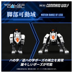 (PRE-ORDER: JUL 2027) Takara Tomy Zoids Realize Model RMZ-003 Command Wolf 1/100 Model Kit (Rerun)