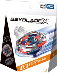 <p>Bring a hard-hitting new Bey into battle with the <strong>Takara Tomy Beyblade X UX-11 Impact Drake 9-60LR Starter Set</strong>!</p>
<p>This official Japanese Beyblade X release features <strong>Impact Drake 9-60LR</strong>, a striking red, silver, and blue Bey with an aggressive dragon-inspired design built for fast-paced battles.</p>
<p>Designed for the Beyblade X battle system, Impact Drake is made to take advantage of high-speed movement and Xtreme Dash action inside a compatible Beyblade X stadium