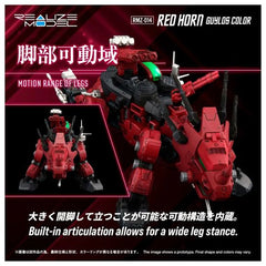 (PRE-ORDER: JUL 2027) Takara Tomy Zoids Realize Model RMZ-014 Red Horn Guylos Color 1/100 Model Kit (Rerun)