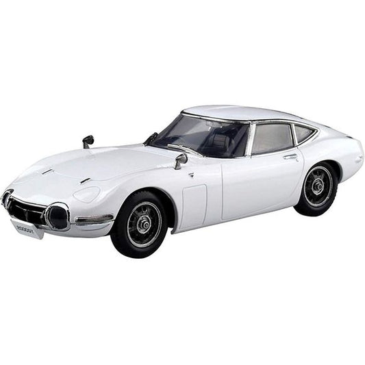 Aoshima 1/32 Scale Toyota 2000GT Pegasus White Plastic Model Kit
