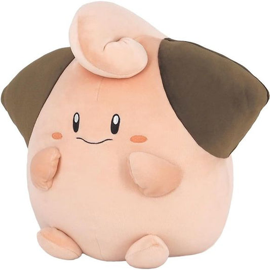 From the Pokemon PoteHagu Cushion series comes a big, soft plush of Cleffa! Measures about 14 inches (37cm) tall, 13 inches (34cm) wide, and 13 inches (23cm) deep.