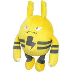 Elekid joins Sanei Boueki's "Pokemon All Star Collection" of small-sized plush dolls! Its petite size makes it easy to display on shelves, car dashboards, or just about anywhere else you can think of. He measures about 14cm (5.5") wide, 10cm (4") long, and 11.5cm (4.5") high.