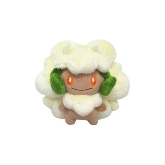 Whimsicott joins Sanei Boueki's "Pokemon All Star Collection" of small-sized plush dolls! Its petite size makes it easy to display on shelves, car dashboards, or just about anywhere else you can think of. He measures about 15cm (6") wide, 10.5cm (4.1") long, and 14cm (5.5") high.