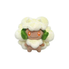 Whimsicott joins Sanei Boueki's "Pokemon All Star Collection" of small-sized plush dolls! Its petite size makes it easy to display on shelves, car dashboards, or just about anywhere else you can think of. He measures about 15cm (6") wide, 10.5cm (4.1") long, and 14cm (5.5") high.