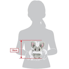 Sanei Pokemon All Star Collection Cinccino 6-inch Stuffed Plush