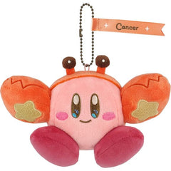 An adorable plush kirby keychain that is approximately 17cm x 7.5cm x 10cm. Great for backpacks or keychains!