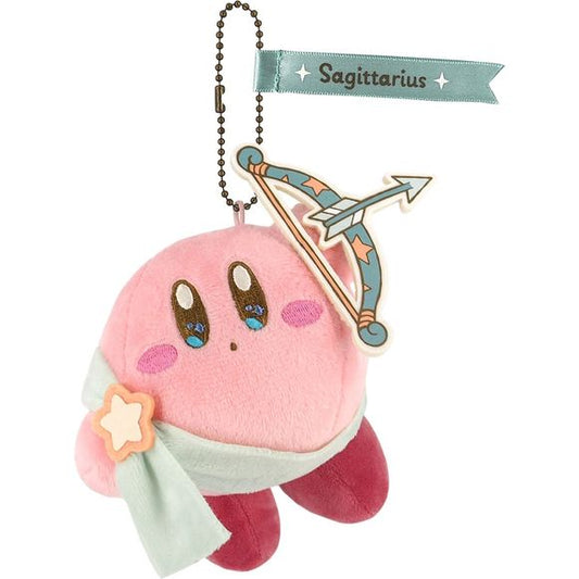 An adorable plush kirby keychain that is approximately 10cm x 8cm x 12.5cm.  Great for backpacks or keychains!