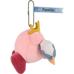 Sanei Horoscope Collection Kirby Mascot Aquarius 4-inch Mini Plush Keychain