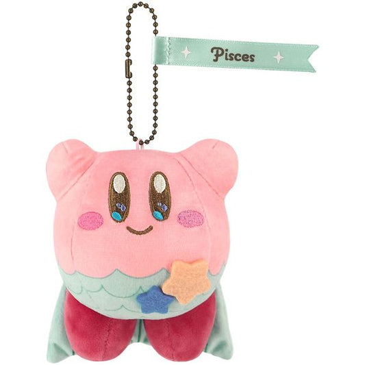 An adorable plush kirby keychain that is approximately 9cm x 8.5cm x 11.5cm. Great for backpacks or keychains!