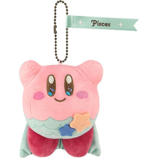 An adorable plush kirby keychain that is approximately 9cm x 8.5cm x 11.5cm.  Great for backpacks or keychains!