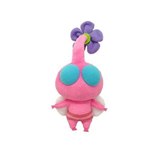 From the popular "Pikmin" series of games, here's a cute plush toy of a winged Pikmin! He's soft and finely made, and would look great displayed with some of the Pikmin plush toys from the same series.  Approximate size  W 4" x D 3" x H 6"