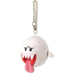 An adorable plush Boo keychain that is approximately W11 x D10 x H8.5cm. Great for backpacks or keychains!