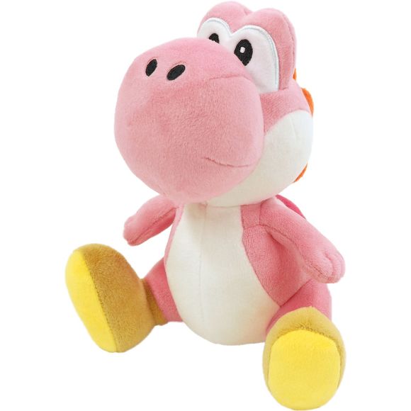 From Sanei Boueki's "Super Mario All Star Collection" series of plushies comes a cute little pink Yoshi! He'll be happy to accompany you anywhere, or bring some color to your home or office. Collect all the Yoshis!
Plush Size: Approximately 5.3" x 6" x 7.9" (13.5cm x 15.5cm x 20cm)