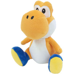 From Sanei Boueki's "Super Mario All Star Collection" series of plushies comes a cute little orange Yoshi! He'll be happy to accompany you anywhere, or bring some color to your home or office. Collect all the Yoshis!
Plush Size: Approximately 5.3" x 6" x 7.9" (13.5cm x 15.5cm x 20cm)