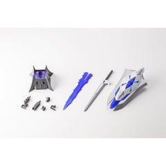 <p>Upgrade your model kit arsenal with the <strong>Kotobukiya M.S.G Heavy Weapon Unit 25 Knight Master Sword</strong>!</p>
<p>Designed around the concept of a legendary fantasy weapon, the Knight Master Sword can be displayed in its massive Large Sword Mode or separated into multiple components for a variety of battle configurations.</p>
<p>The inner Knight Master Sword can be drawn directly from the larger weapon, while the outer blade section can transform into the Knight Master Shield. Additional grip