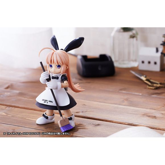 Pre-Order: Expected to ship November 2025
HoiHoi-san is now back as an absolutely adorable plastic model kit who is fun to assemble, and fun to pose! Developed by Mars Pharmaceuticals, HoiHoi-san's cute looks combined with the wide range of customization available for its clothes and armor mean it is loved by all ages.
New Additions:
・The mold has been improved, and the skin and clothes parts have been adjusted to create a matte finish. Just assembling the kit can create an appearance close to a fully pai