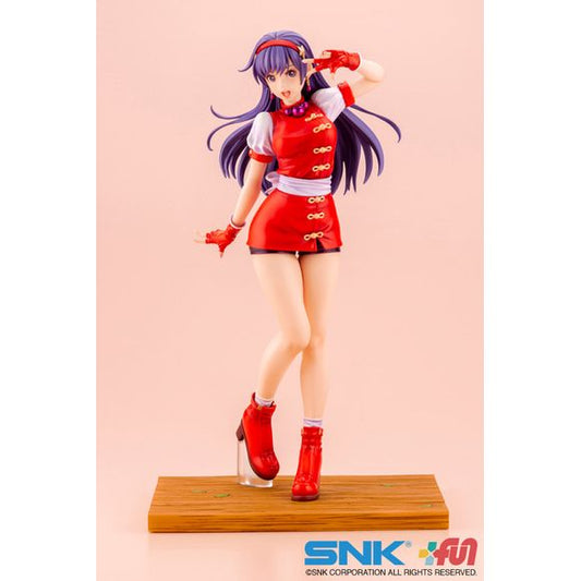 Fighting against evil forces to achieve world peace, the eternal high school girl and idol Athena Asamiya from THE KING OF FIGHTERS '98 finally joins the BISHOUJO series lineup!

Part of Team Psycho Soldier and the only female character to win the award for perfect attendance in every game, she has been stylized by the beloved illustrator Shunya Yamashita. Takaboku Busujima (BUSUJIMAX) will gorgeously bring her to life in her KOF '98 costume, an outfit that combines the Kung Fu uniform and Chinese dress mot