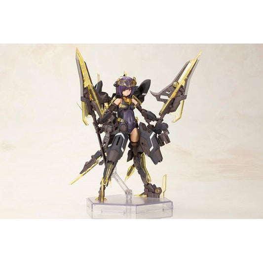 The latest addition to the spin-off of Kotobukiya's original robot model kit series Frame Arms is FRAME ARMS GIRL HRESVELGR=ALBAS!
FRAME ARMS GIRL HRESVELGR brings to life an illustration by E-ji Komatsu that re-imagines Tomotake Kinoshita's transformable Frame Arms design of Hresvelgr as a cute young girl.
This kit is a variation kit within that Frame Arms Girl Hresvelgr series.
Enjoy switching between the model’s three forms, faithfully adapted from the transforming Frame Arms original.
Model Specific