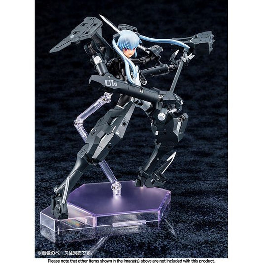 Pre-Order: Expected to ship August 2025
The popular character Devil Strarf bis is the latest collaboration between "Busou Shinki" and "Megami Device"! The improved version of Devil Strarf bis has been perfectly reproduced in "Megami Device" specifications with new weapons, a new visor, and more! 
New parts for Devil Strarf bis are included, such as a rocket hammer, a new visor, movable shoulder armor, and reinforced leg armor. With the parts configuration and joint gimmmicks based on "Megami Device," many