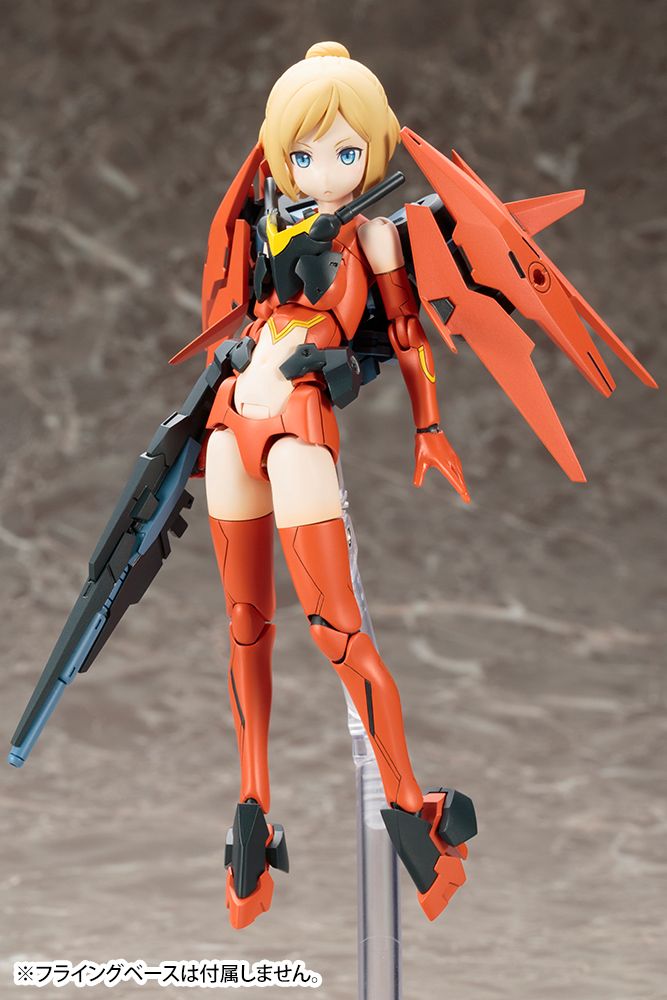 “Megami Device” is a plastic model kit series combining Bishoujo-style beauties and heavy-duty weapons and armor. Each character has a main body, or “machinika,” designed by Masaki Apsy along with a huge array of interchangeable parts to outfit her as you like!
This third edition features a phenomenal collaboration between two designers, Kouhaku Kuroboshi and Takayuki Yanase!
Model Specifications:
・3 types of pre-painted face parts for each character are included.
・Display in ""Busou Mode"" (Armed Mode)
