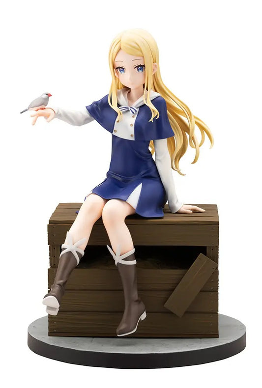<p><strong>PRE-ORDER: Expected to ship in September of 2027.</strong></p>
<p>Elsa, the beloved daughter of Count Mueller from the TV anime Sasaki and Peeps, arrives as a 1/7 scale figure! She wears modern clothes, based on the cover of volume two of the original work.</p><p>Every detail, from her wind-swept hair to her soft smile and graceful pose, is carefully sculpted and painted. Peeps perches on her right hand, also finely recreated. Elsa, the wooden box and the base can each be displayed separately, s