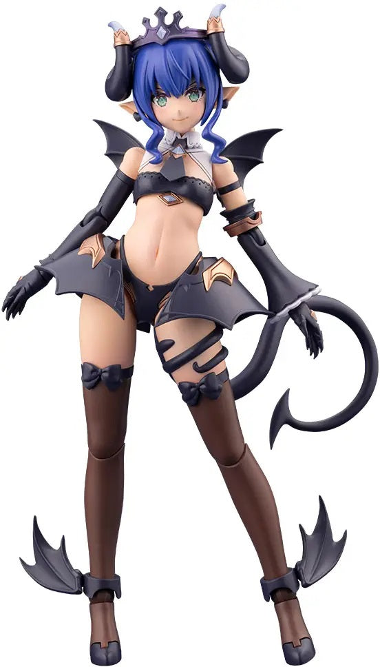 Pre-Order: Expected to ship April 2026.
From Kotobukiya's Arcanadea series comes Velretta First Engage Ver., a redesigned version of the demon-type Dears created with easier assembly and visual appeal in mind.
The First Engage Ver. simplifies the original Velretta kit to focus on her Normal Mode, making it an approachable entry point for newcomers while incorporating numerous updates that existing Arcanadea fans can appreciate. Two pre-painted face parts are included with eye designs inspired by Velretta'