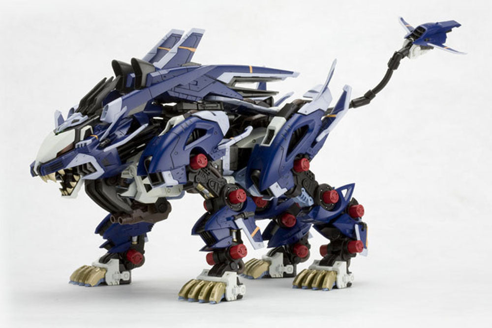 Kotobukiya's updated version of their excellent 1/72-scale model kit of the high-speed Liger Zero Jager is back! It features a fully articulated inner frame onto which you attach the armor parts (or don't attach, if you prefer). It's compatible with the Flying Base (sold separately) for airborne poses, and its generously jointed body means you can put it into just about any battle-ready pose you can think of! Its gigantic back-mounted boosters can move vertically and horizontally, as do the wings on its bac