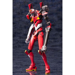 Pre-Order: Expected to ship November 2025
Evangelion Production Model-02'β will be joining Test Type-01 in the Evangelion: New Theatrical Edition plastic model series as a 1/400 scale kit! This model kit features precise joint design employing CAD technology and a sophisticated form created by the hands of highly-skilled sculptors to bring forth a completely new Evangelion Production Model-02'β. This model features multiple parts to choose from according to user preference. By selecting included parts for