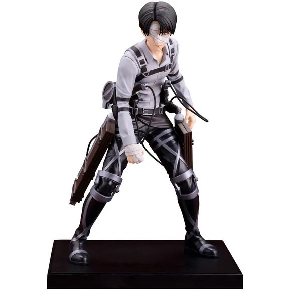 <p><strong>PRE-ORDER: Expected to ship in July 2027.</strong></p>
<p>From <em>Attack on Titan: The Final Season</em> comes Levi Ackerman as part of Kotobukiya's OSHI WORKS figure series!</p>
<p>Levi is captured as the battle-hardened soldier who continued fighting while carrying the hopes of his comrades. His determined expression, weathered appearance, and distinctive Final Season design reflect the difficult choices and countless sacrifices that shaped his journey.</p>
<p>Standing approximately 7.7 inc