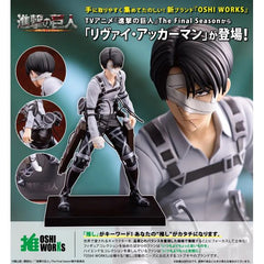 (PRE-ORDER: JUL 2027) Kotobukiya Attack on Titan The Final Season Levi Ackerman OSHI WORKS Figure