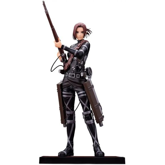 <p><strong>PRE-ORDER: Expected to ship in September 2027.</strong></p>
<p>From <em>Attack on Titan: The Final Season</em> comes Sasha Blouse as part of Kotobukiya's OSHI WORKS figure series!</p>
<p>Sasha is captured in her Final Season appearance, standing ready for battle with a focused expression and her rifle in hand. Her determined pose reflects the skilled soldier who fought alongside her comrades while supporting the Survey Corps with her unmistakable personality and resolve.</p>
<p>Standing approx