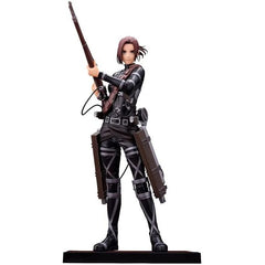 <p><strong>PRE-ORDER: Expected to ship in September 2027.</strong></p>
<p>From <em>Attack on Titan: The Final Season</em> comes Sasha Blouse as part of Kotobukiya's OSHI WORKS figure series!</p>
<p>Sasha is captured in her Final Season appearance, standing ready for battle with a focused expression and her rifle in hand. Her determined pose reflects the skilled soldier who fought alongside her comrades while supporting the Survey Corps with her unmistakable personality and resolve.</p>
<p>Standing approx